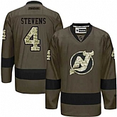 Glued New Jersey Devils #4 Scott Stevens Green Salute to Service NHL Jersey,baseball caps,new era cap wholesale,wholesale hats